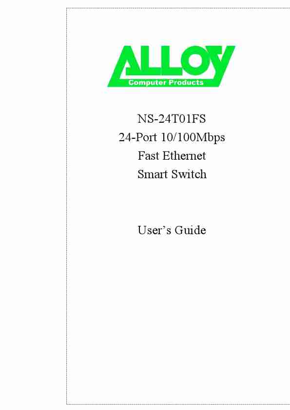 Alloy Computer Products Switch NS-24T01FS-page_pdf